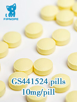 고양이들에서 피피의 고양이 FIPV GS-441524 정제 CAS 1191237-69-0 치료