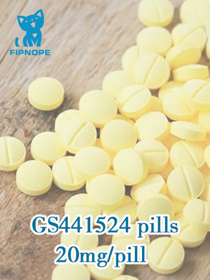 고양이를 위한 고양이 감염성 복막염 40mg GS441 FIP GS-441524 PIF 정제